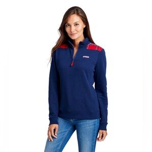 Vineyard vines classic holly jolly half zip